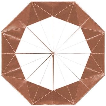 Amazon | トーヨー 折り紙 片面おりがみ 単色 11.8cm角 どう 100